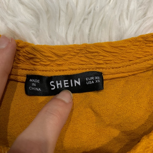 Mustard Ruffled Sweater - Picture 5 of 5